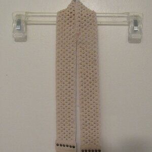 Women's Macrame Stretch Belt Long Fringes 72" Boho Chic One Size Hippie 70's